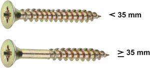 Connex pz-schroef 4.5x45 10st vz - ky3134545