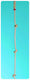 Nhf klimtouw extra dik met 3 knopen (8cm 2m)