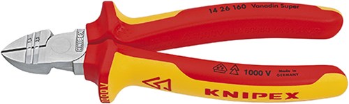 Knipex diagonale striptang 1426160 kniptang (rood geel)