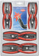 Knipex 00 20 04 sb precisie-borgveertang set geschikt voor borgringen binnen- en buitenringen 12-25 mm, 19-60 mm 10-25
