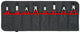 Knipex borgveertangenset 00 19 58 v01 (rood zwart, 8-delig, incl. roltas )