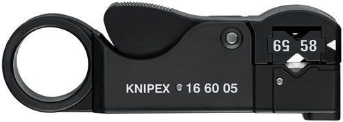 Knipex coax-afstriptang 16 60 05 sb kabelstrip- ontmantelingsgereedschap