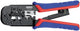 Knipex krimptang 97 51 10 sb (blauw rood, rj-11 12 en rj-45 stekker)