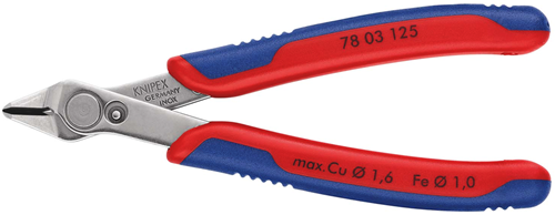 Afbeelding laden in galerijviewer, Knipex electronic super knips® | 125 mm lengte | meer-componentengrepen - 78 03 125 sb
