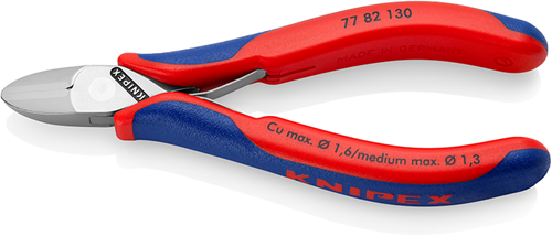 Afbeelding laden in galerijviewer, Knipex elektronica-zijsnijtangen esd | 130 mm lengte | doorgestoken scharnier | meer-componentengrepen - 77 82 130
