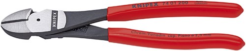 Knipex kracht-zijsnijtang 74 01 160 kniptang (rood)