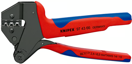 Afbeelding laden in galerijviewer, Knipex krimptang mc4 (2,5 4 6 mm²) - 974366

