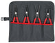 Knipex precisie-borgringtangenset | 4-delig in roltas | 19-60 mm | 1 stuk - 00 19 57 v01 00 19 57 v01