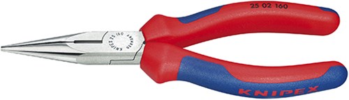 Knipex radiotang recht + zijsnijder 140 mm - 2502140