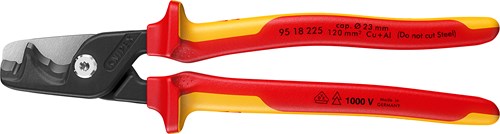 Afbeelding laden in galerijviewer, Knipex vde stepcut xl 95 18 225 kabelschaar
