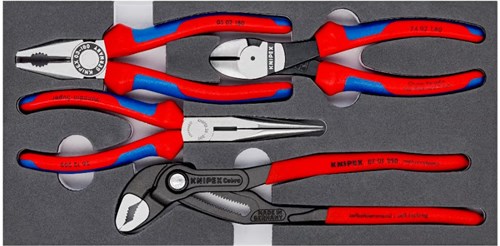 Afbeelding laden in galerijviewer, Knipex tangen-set basic 00 20 01 v15 tangenset (4-delig)
