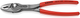 Knipex twingrip verstelbare grijptang | antislip kunststof bekleed | zwart geatramenteerd | lengte 200 mm | zelfbedieningskaart blister - 82 01 200 sb