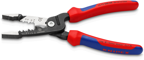 Afbeelding laden in galerijviewer, Knipex wirestripper metrisch model | meer-componentengrepen | zwart geatramenteerd | lengte 200 mm - 13 72 200 me sb
