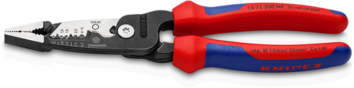 Afbeelding laden in galerijviewer, Knipex wirestripper metrisch model | meer-componentengrepen | zwart geatramenteerd | lengte 200 mm - 13 72 200 me sb
