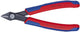 Knipex electronic super knips 78 81 125 elektronica-tang (rood blauw, verbinding met roestvrij stalen klinknagel, draadklem)