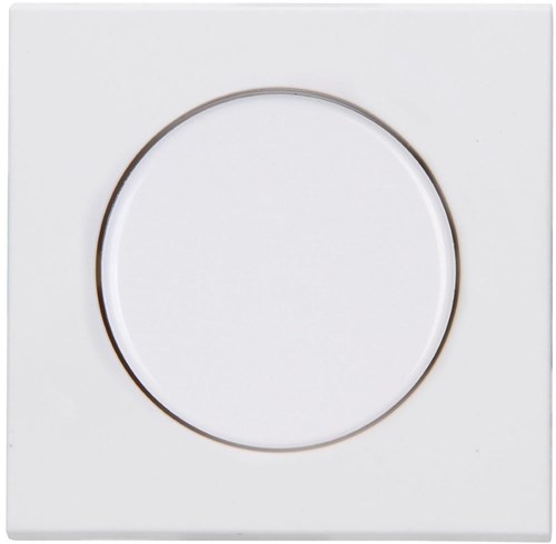 Enzo kopp hk07 pure mat wit afdekplaat + knop dimmer - 4624030