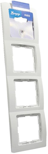 Afbeelding laden in galerijviewer, Enzo kopp paris arctic wit 4 voudig afdekraam - 4625160
