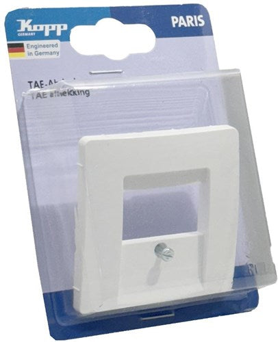 Afbeelding laden in galerijviewer, Enzo kopp paris arctic wit afdekplaat usb - 4625070
