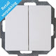 Enzo kopp paris arctic wit wissel wissel schakelaar + wip - 4625002