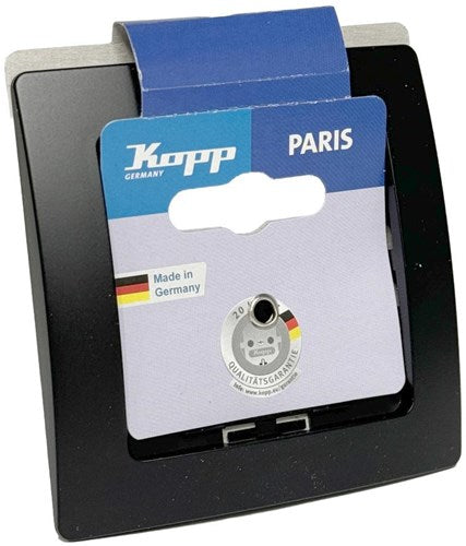 Afbeelding laden in galerijviewer, Enzo kopp paris mat zwart 1 voudig afdekraam - 4625330
