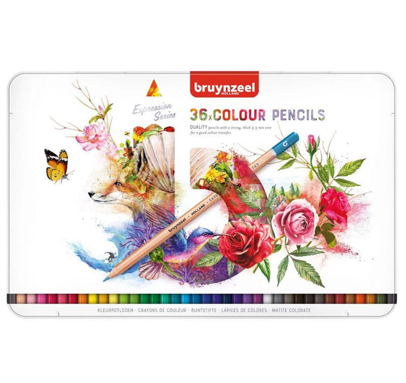 Afbeelding laden in galerijviewer, Bruynzeel kleurpotloden 36st expression voor volwassenen
