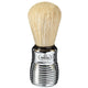 Omega scheerkwast varkenshaar chrome geribbeld handvat 11cm