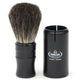 Omega scheerkwast 100% black badger reiskwast 9cm
