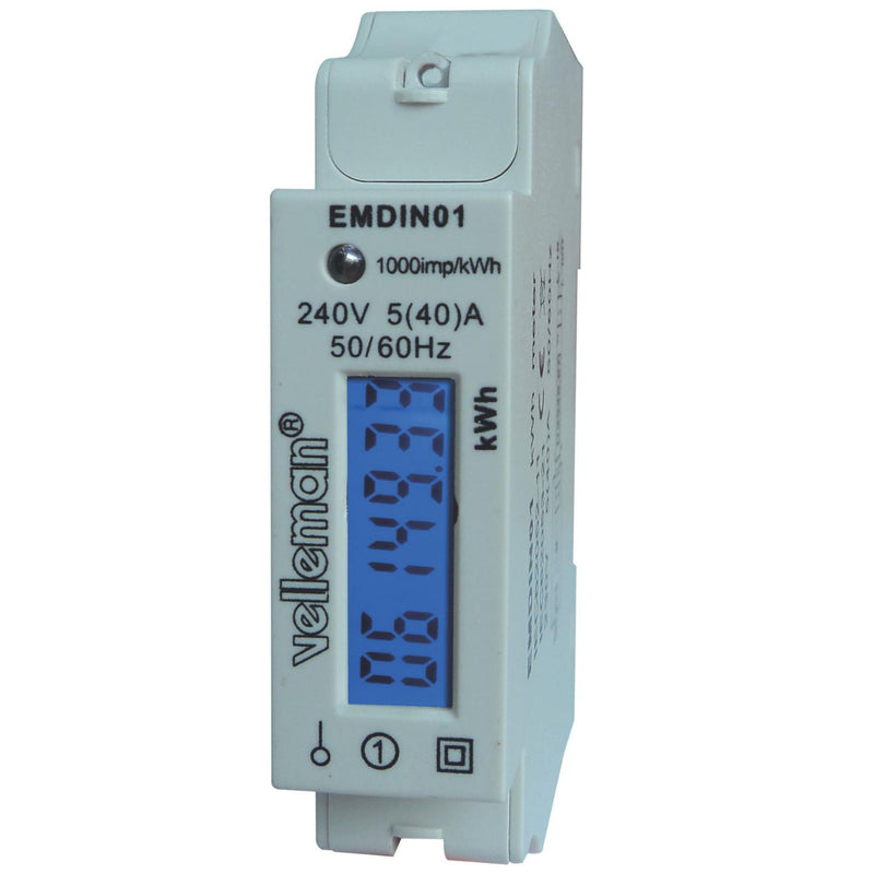 Afbeelding laden in galerijviewer, Imp kwh meter - 1 fase - 40a
