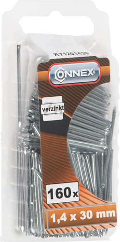 Afbeelding laden in galerijviewer, Connex plintnagel 1.4x30 160st vz - ky1201430
