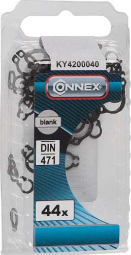 Afbeelding laden in galerijviewer, Connex assortiment circlips (uitw) 44st vz - ky4200040
