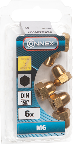 Afbeelding laden in galerijviewer, Connex dopmoer m6 6st ms - ky4270006
