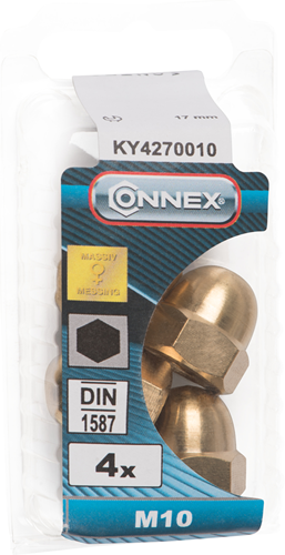 Afbeelding laden in galerijviewer, Connex dopmoer m10 4st ms - ky4270010
