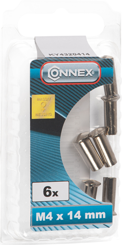 Afbeelding laden in galerijviewer, Connex hulsmoer m4x14 6st ni - ky4320414
