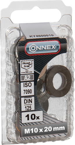 Afbeelding laden in galerijviewer, Connex sluitring 10mm 10st a2 - ky4600010

