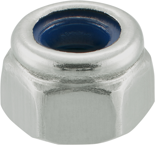 Afbeelding laden in galerijviewer, Connex borgmoer met nylonring m8 10st a2 - ky4690008
