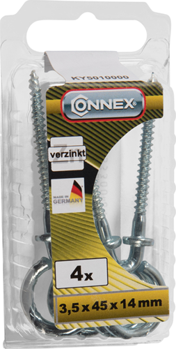Afbeelding laden in galerijviewer, Connex oogschroef 3.5x45 stop 4st vz - ky5010000
