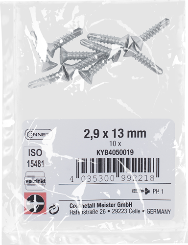 Afbeelding laden in galerijviewer, Connex boorschroef pk 2,9x13 vz ph 10gram - kyb4050019
