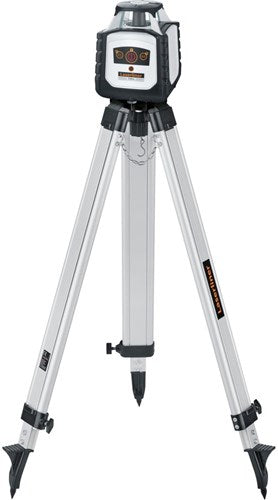 Afbeelding laden in galerijviewer, Laserliner cubus 210 s | set | rotatielaser | licht-statief 150 cm | telescopische nivelleerlat 4 m | laserontvanger - 052.205a
