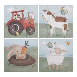 Little dutch tiamo little farm 4 in 1 puzzel fsc