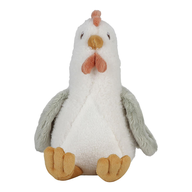 Afbeelding laden in galerijviewer, Little dutch tiamo knuffel kip 17cm little farm
