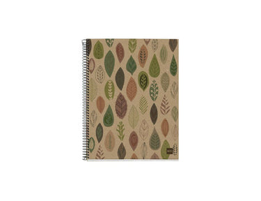 Miquelrius notitieboek - leaves - a5 blanco - 120 blz