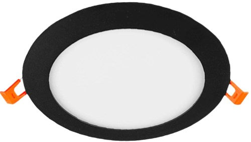 Afbeelding laden in galerijviewer, Enzo led panel downlight 12w 3000k incl. driver zwart - led2630
