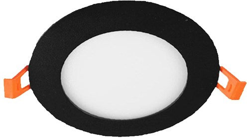 Afbeelding laden in galerijviewer, Enzo led panel downlight 9w 3000k incl. driver zwart - led2620
