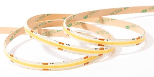 Afbeelding laden in galerijviewer, Enzo led strip cob flex 5m 24v ip65 warm wit 3000k - led1201
