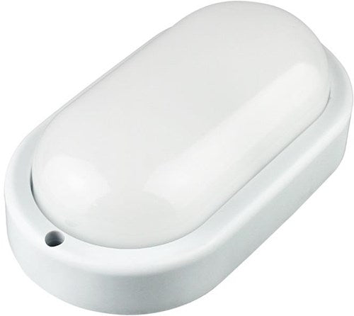 Afbeelding laden in galerijviewer, Enzo led wandlamp 8w ovaal bulkhead wit 4000k - 5082100
