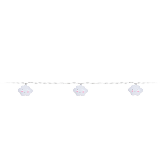 Ledverlichting slinger wolkjes 150cm