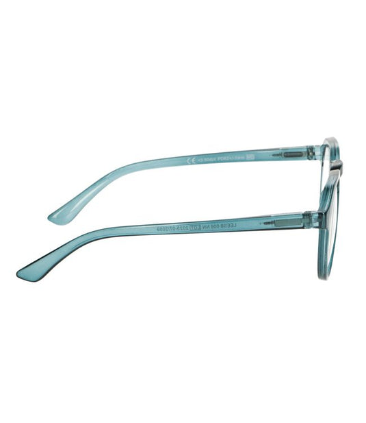 Spectrum leesbril transparant blauw 1.00