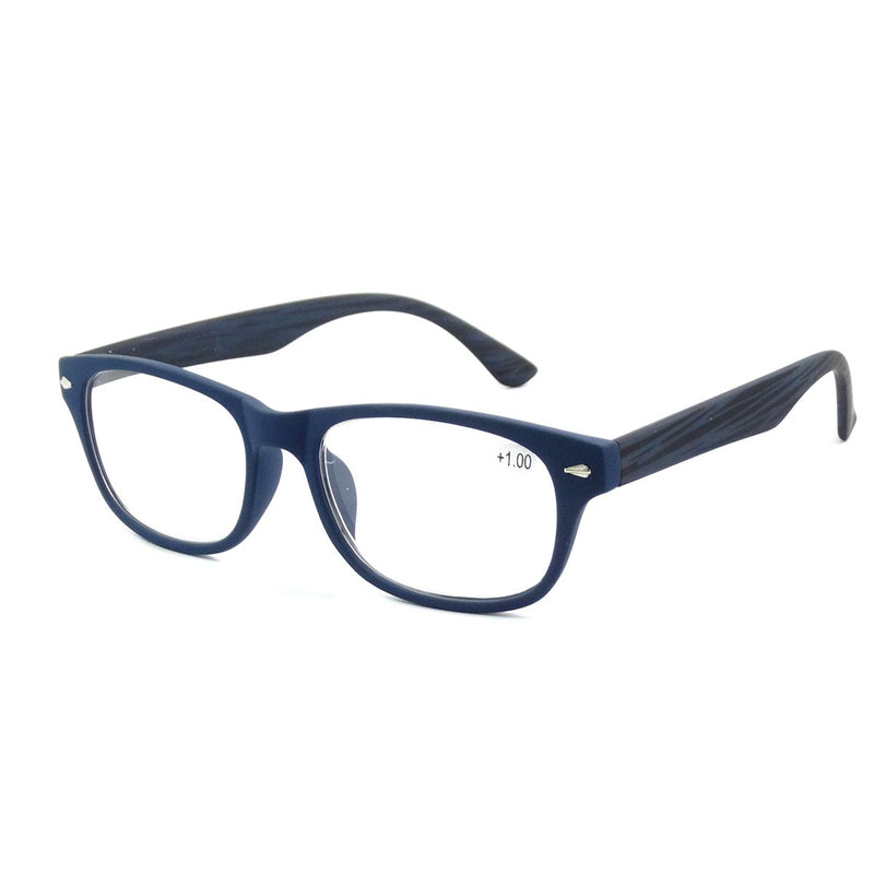 Afbeelding laden in galerijviewer, Spectrum leesbril blauw zwart vierkant 3.50
