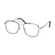 Spectrum leesbril vintage piloot metaal goud zwart 1.50