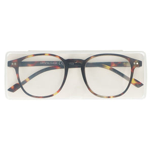 Spectrum leesbril ultra flat in case havana 2.00